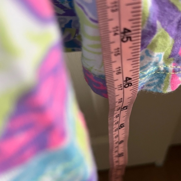 Lilly Pulitzer Jilly Smocked
Midi Dress Ruffle Floral
Printed Resort Size L A31 - Picture 6 of 12